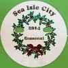 sea isle holiday season beach tag